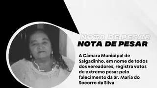 NOTA DE PESAR