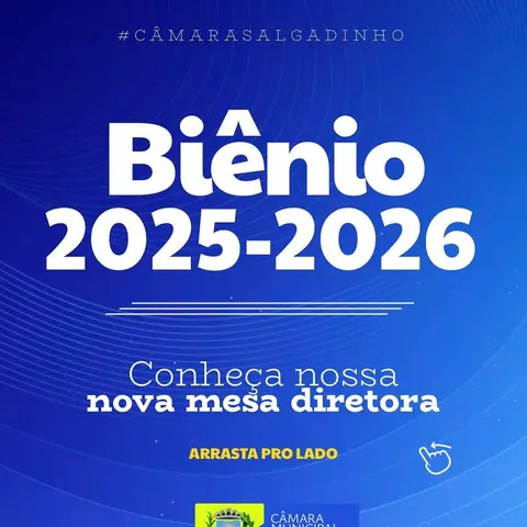 📢 Nova Mesa Diretora da Câmara Municipal de Salgadinho definida! 👏