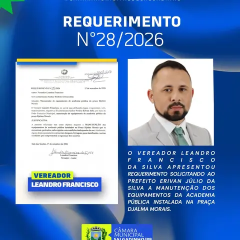 📜 REQUERIMENTO APRESENTADO!