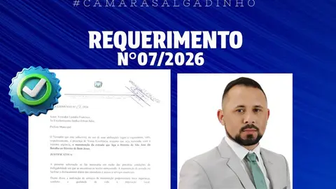 Vereador pede urgência em manutenção de estrada São José da Batalha - Bom Jesus