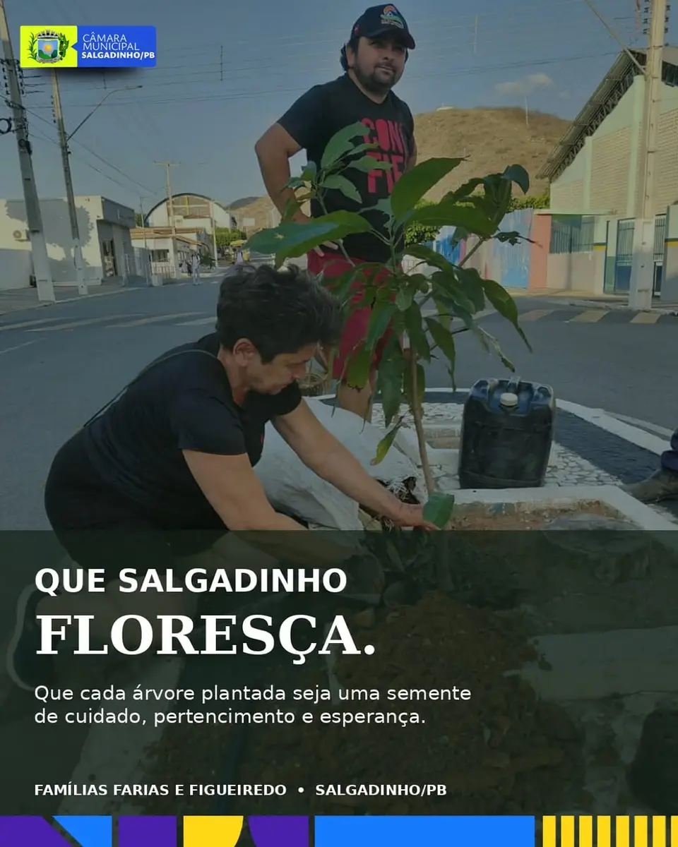 Plantio de árvores em Salgadinho homenageia Filizardo Trindade