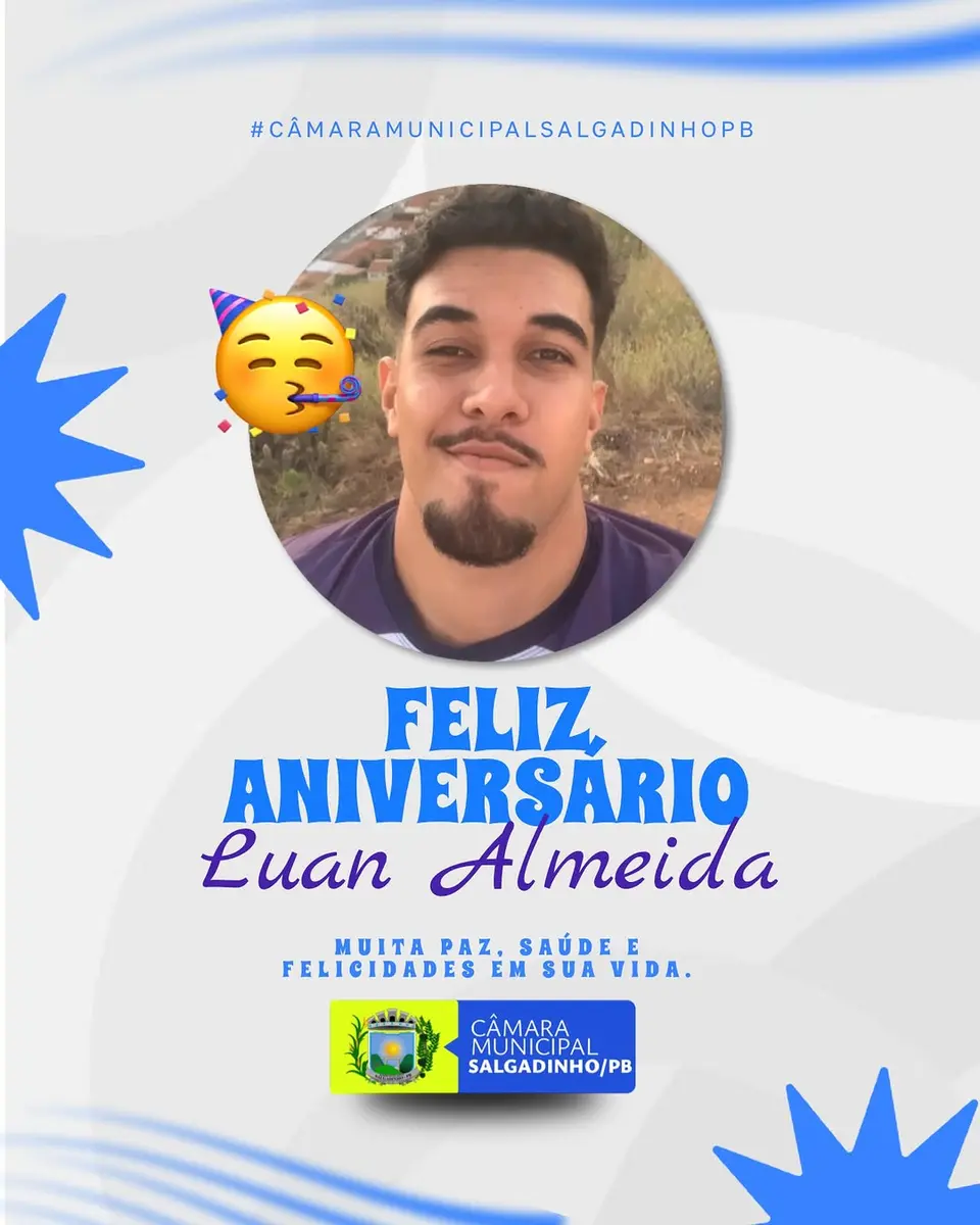 Câmara de Salgadinho divulga homenagem de aniversário a servidor