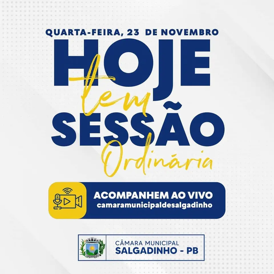 SESSÃO ORDINÁRIA DA CÂMARA MUNICIPAL