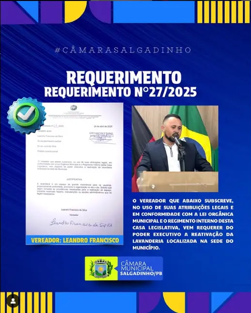REQUERIMENTO APRESENTADO!