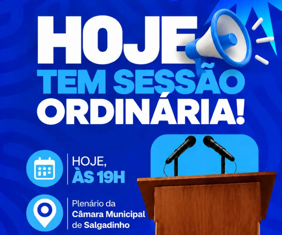Câmara de Salgadinho realiza Sessão Ordinária nesta quinta