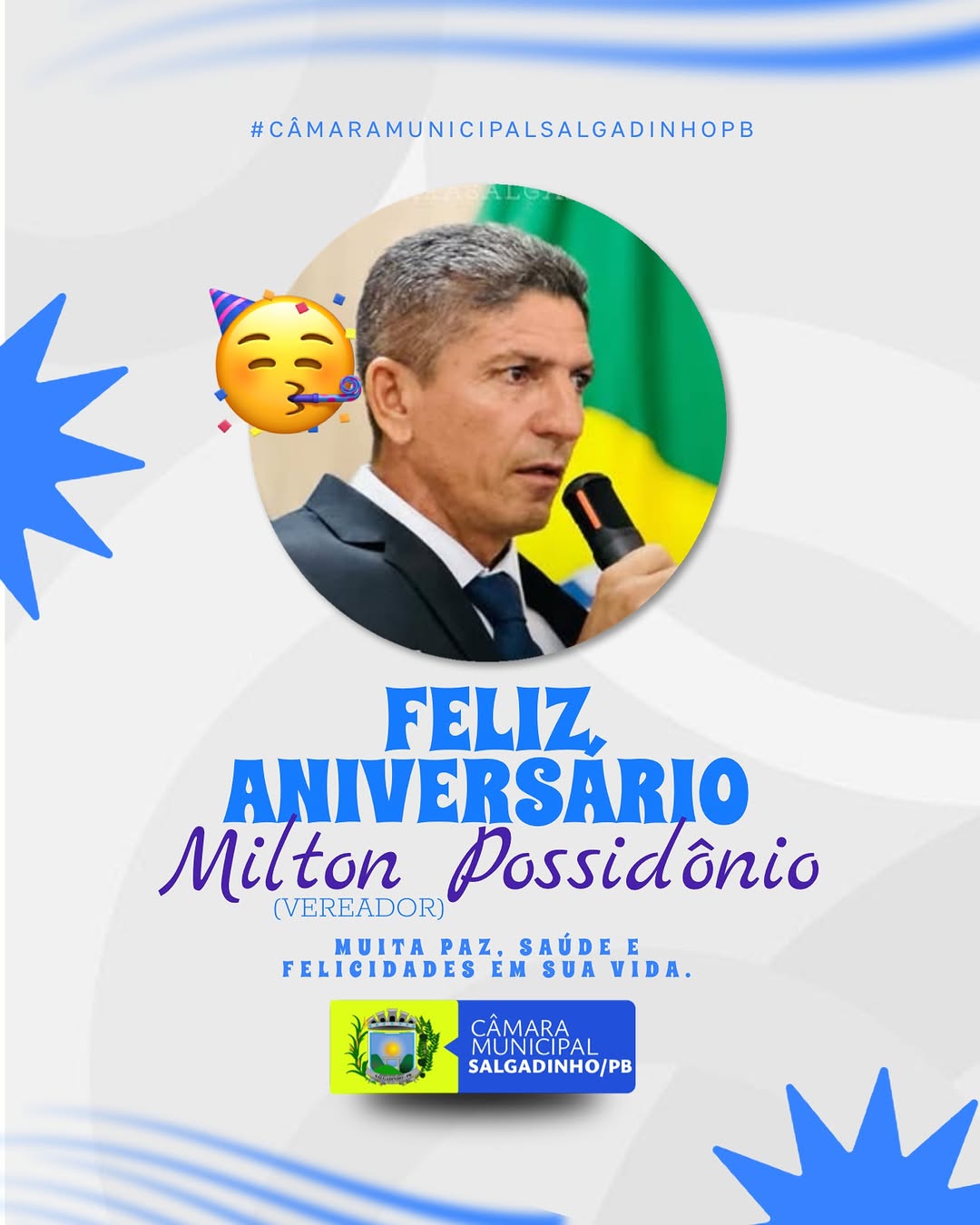 Hoje é dia de comemorar o aniversário do vereador @miltonp.maia