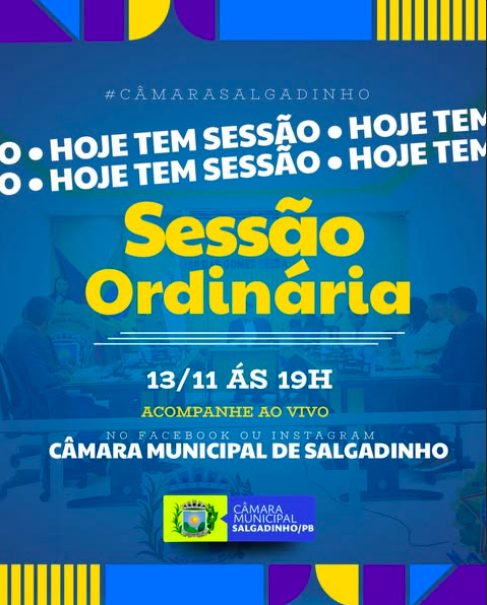 Hoje tem sessão!